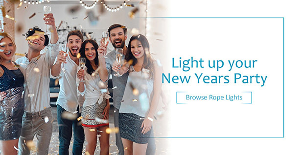 Light up your New Years Party - Browse Rope Lights