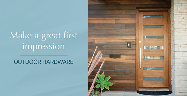 Make a great first impression - Shop Outdoor Hardware