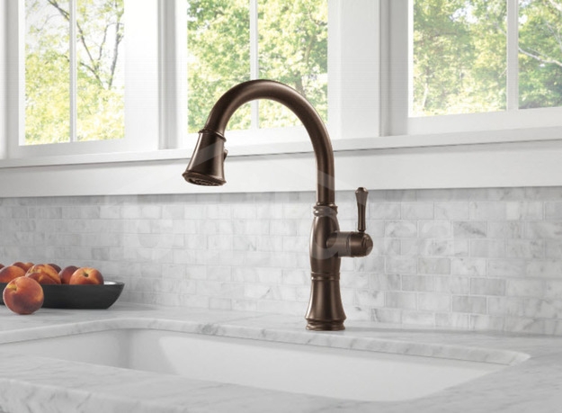 9197 Rb Dst Delta Cassidy Single Handle Pull Down Kitchen Faucet